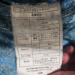 モリリン 羽毛布団 肌掛け 春夏用 薄手の画像
