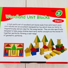 【未使用】Woodland Unit Blocks 33pcs