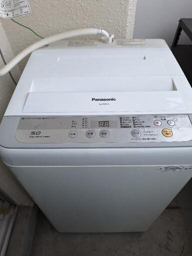 Panasonic5.0kg全自動洗濯機 - 洗濯機