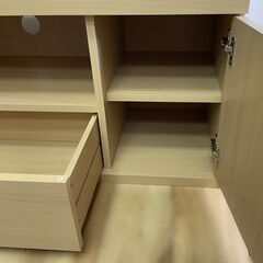 【未使用品】テレビ台 ローボード 幅89cm  木目調　　　　　No.184の画像