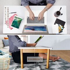 （訳アリ品　格安！）竹製 テーブル 折りたたみ 高さ 32cm 幅100cm 折りたたみローテーブル 竹 ちゃぶ台の画像