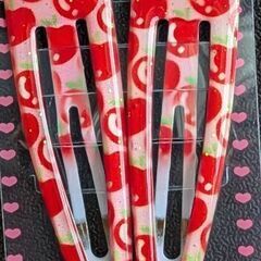 キッズ/ヘアピンぱっちん留め4点セット（新品）の画像