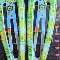 キッズ/ヘアピンぱっちん留め4点セット（新品）の画像