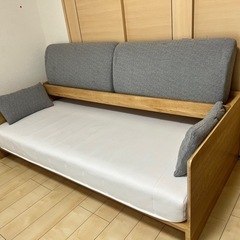 ニトリ　ソファベッドの画像