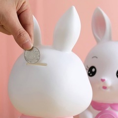未使用❣️大きな貯金箱 うさぎの画像