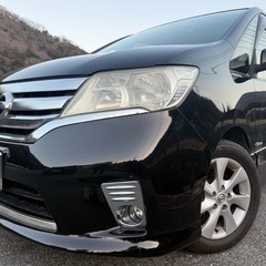 ガソリン代 節約☆S-HYBRID入りました‼️月々1.2万円〜分割払い可❗️車検2年付き！大人気☆ニッサン セレナ☆HDDナビ☆走行中DVD見れます☆ETC☆ドラレコ付きのフル装備☆両側電動スライドドア☆ウィンカーミラー☆フル装備☆事故修復歴無し☆車内広々三列シート‼️の画像