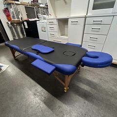 【ジ394】エステベッド 収納ケース付き (ma)