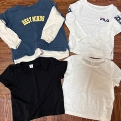 90サイズ　ロンT＆半袖
