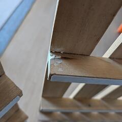 すのこベッドフレーム 折りたたみ式の画像