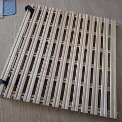 すのこベッドフレーム 折りたたみ式の画像