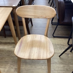 KB-13【新入荷　リサイクル品】大川家具　RIVER ダイニング3点セット　ナチュラルの画像