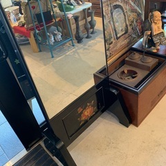 姿見　鏡　全身鏡　レトロの画像
