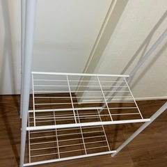 ハンガーラック ホワイトの画像