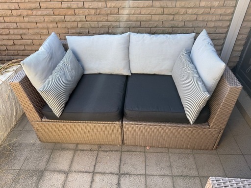 屋外用ソファ（IKEA製）