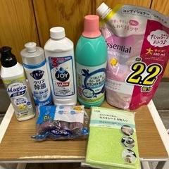 【済】台所 掃除　洗剤セット、コンディショナー