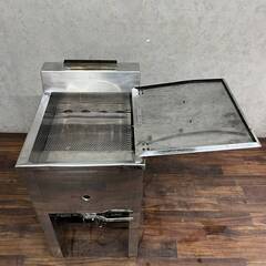 🔷🔶🔷 WY16/30 業務用 ガスフライヤー LP ガス プロパン 蓋付 揚げ物 1槽式 厨房機器 中古厨房 ※動作確認済 ★直接引取歓迎○ 🔷🔶🔷の画像