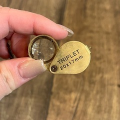【未使用】 TRIPLET ルーペ 鉱物用ルーペ 20倍 20×17mm 58点まとめの画像