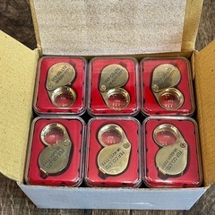 【未使用】 TRIPLET ルーペ 鉱物用ルーペ 20倍 20×17mm 58点まとめの画像