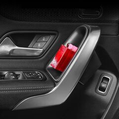 メルセデス ベンツ Aクラス W177 ドアフロント ボックス 収納ボックス ストレージボックス 小物入れ アクセサリー パーツ ２枚マット付きの画像