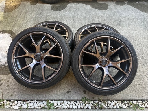 レイズホムラHOMURA2X5S BMW5シリーズ使用PCD1204本セット