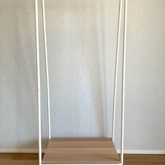 ハンガーラック白 (あ) 清瀬の収納家具《スチールラック》の中古あげます・譲ります｜ジモティーで不用品の処分