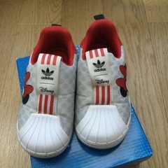 【adidas】キッズ　ミニー　スニーカー　14cm
