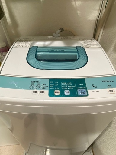 【HITACHI】全自動洗濯機（NW-5SR）