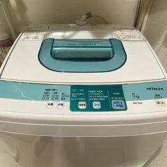 HITACHI】全自動洗濯機（NW-5SR） (めい) 新松戸の生活家電《洗濯機》の中古あげます・譲ります｜ジモティーで不用品の処分