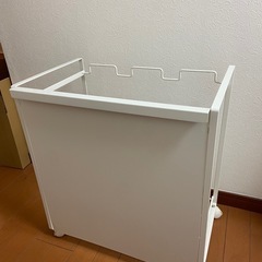 【終了
】山崎工業　目隠し　分別　ゴミ箱　ホワイト