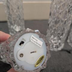 キャンドルライト クリアカラー オブジェ インテリア小物の画像