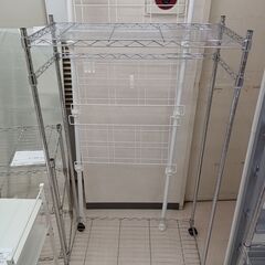 ☆ジモティ割あり☆ メタルラック 白 H90×D33×W58 クリーニング済み OJ7907 (リユースのサカイ太田) 西小泉の収納家具《スチールラック 》の中古あげます・譲ります｜ジモティーで不用品の処分