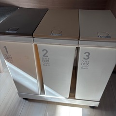 【決定】値下げ　ニトリ20Lゴミ箱　3個セット　ナチュラル