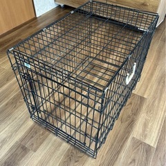 ペット　ケージ　大型　黒の画像