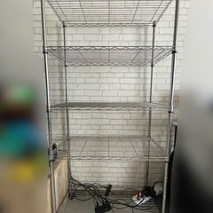 ☆ジモティ割あり☆ スチールラックシルバークリーニング済YJ4502 (リユースのサカイ八街) 榎戸の収納家具《スチールラック 》の中古あげます・譲ります｜ジモティーで不用品の処分