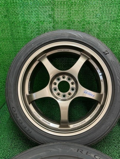 A-TECH  ファイナルスピード　17インチホイール4本セット pcd100  5穴