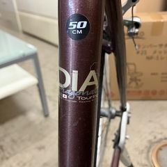 ☆値下げ☆K2502-437 ARAYA DIA 28インチ自転車 ロードバイク 年式表記無し 16段変速 後輪ブレーキの効きが悪いです（前輪ブレーキはOK） タイヤの空気抜けています 店頭では空気を入れることはできません キズ汚れ有り 現状お渡しの画像