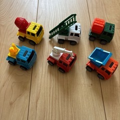 働く車　ミニカーの画像
