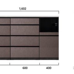 綾野製作所　AYANO AU/AG アデル 食器棚 スタッコホワイトの画像
