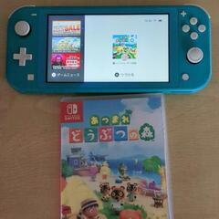 ニンテンドーSwitchライトとあつ森ソフトセットの画像