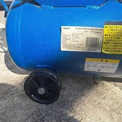 あると便利　オイルレス　エアーコンプレッサー　ホース付きの画像