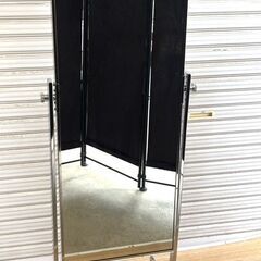G819】スタンドミラー/全身鏡/キャスター付き/全身ミラー/姿見鏡/中古/現状品 (ベル) 岡山のミラー/鏡の中古あげます・譲ります｜ジモティー で不用品の処分