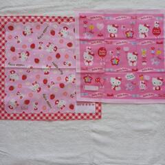 　　キティハンカチ6枚セット　　　　　　　　　の画像