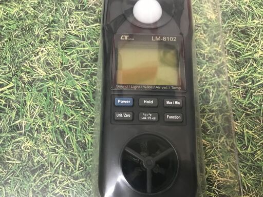 ✨SATOTECH　未使用　LM-8102　マルチ環境測定器　照度・温度・湿度・風速・騒音 ５項目の測定可能　説明書有✨うるま市田場✨