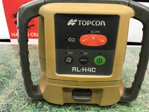 ✨TOPCON　中古　RL-H4C　回転レーザー　最大出力5ｍＷ　媒質L.D.　波長630-685nm　ケース・説明書無し✨うるま市田