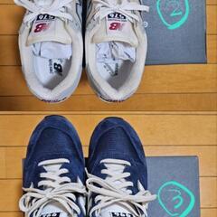 【新品～1、2回使用】new balance/スニーカー3足、ノースフェイス/ショルダーバッグ1点、洋服/アウター2着、6点まとめて【0円】の画像