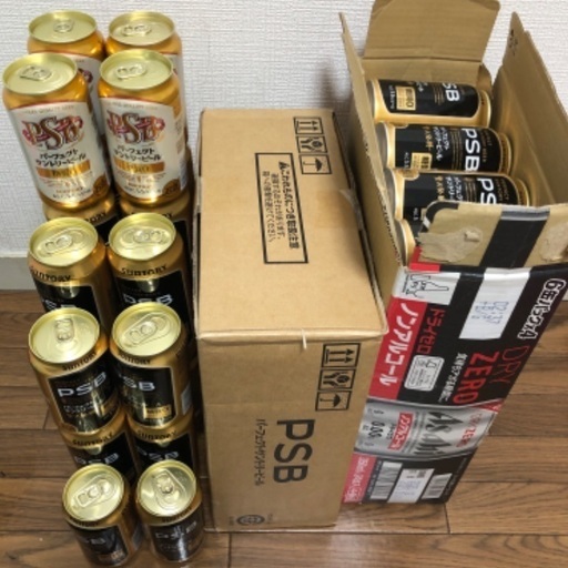 お酒 パーフェクトサントリービール PSB 350ml 500ml 計66缶 糖質ゼロ