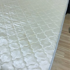 【ダブル】スノコベッドとマットレスセットの画像