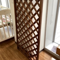ラティスフェンス【町田市再生家具】0214の画像