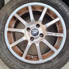 195/60R15　アルミ　タイヤ4本セット　No.119の画像