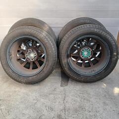 195/60R15　アルミ　タイヤ4本セット　No.119の画像